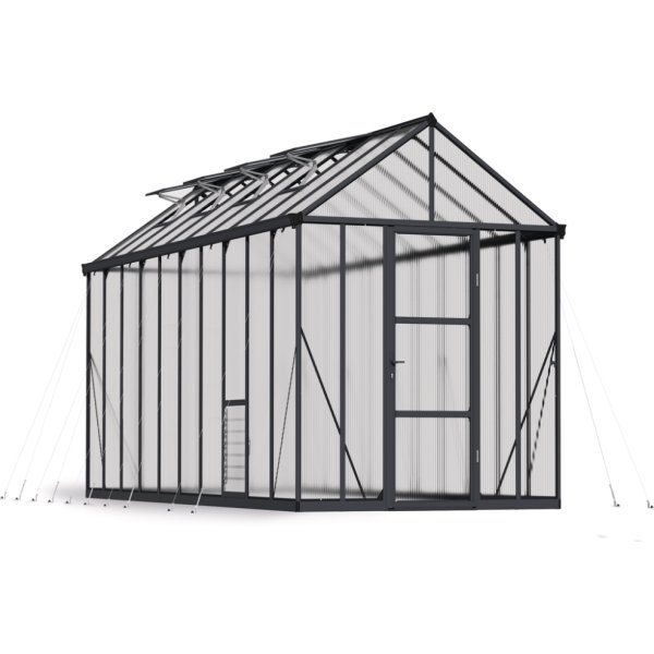 Palram Canopia Glory Drivhus, 15,3 m2, grå
