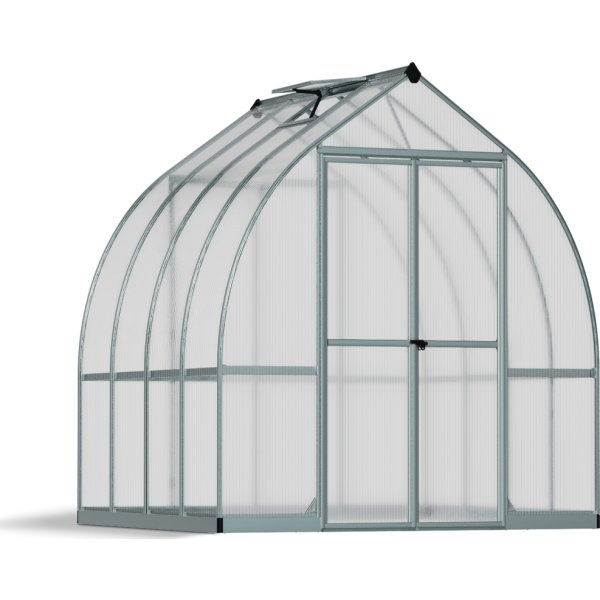 Palram Canopia Bella Drivhus, 6 m2, sølv