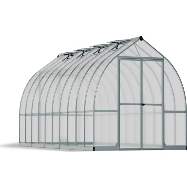 Palram Canopia Bella Drivhus, 14,7 m2, sølv