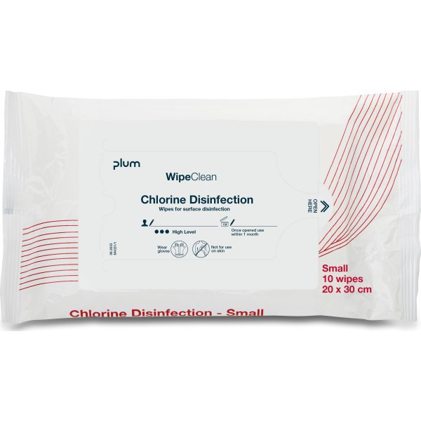 WipeClean Chlorine Disinfection Small | 10 klude