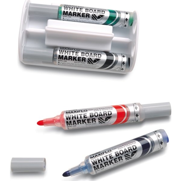Pentel Maxiflo Magnetisk visker m. 4 markere