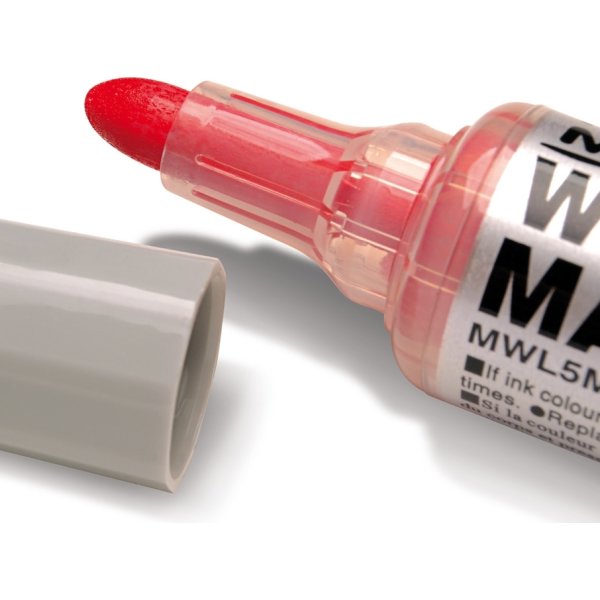 Pentel Maxiflo Whiteboard Marker | Rød
