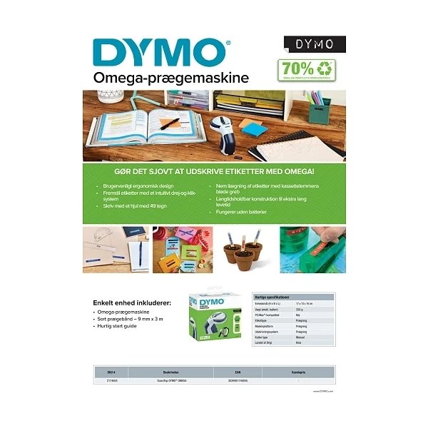 Dymo Omega etikettemaskine