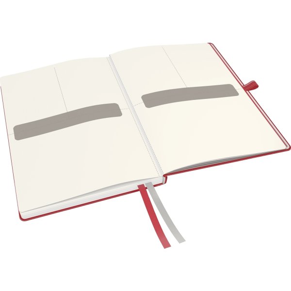 Leitz Complete Notesbog | A5 | Kvadreret | Rød