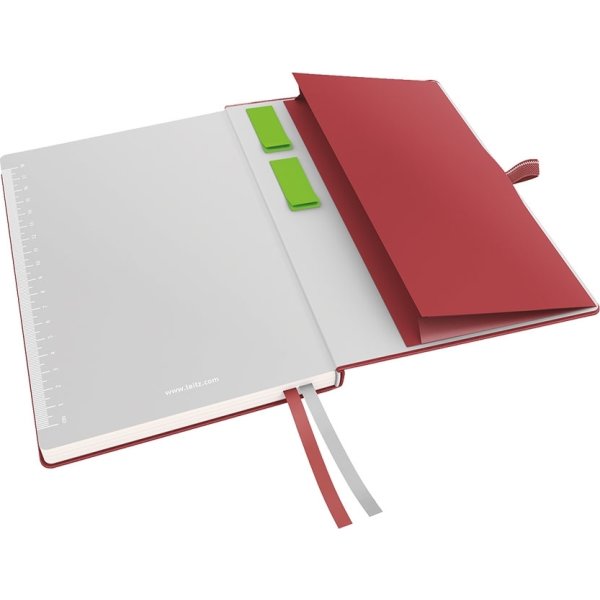 Leitz Complete Notesbog | A5 | Linjeret | Rød