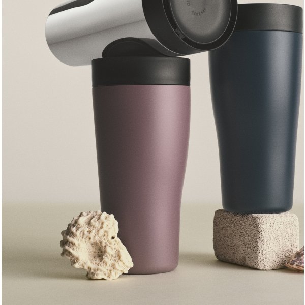 Georg Jensen Sky Termokop H19 cm, mørk rosa