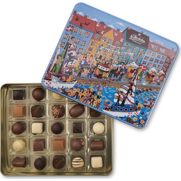 Sv. Michelsen Kunstdåse m/dessertchokolade, 250 g