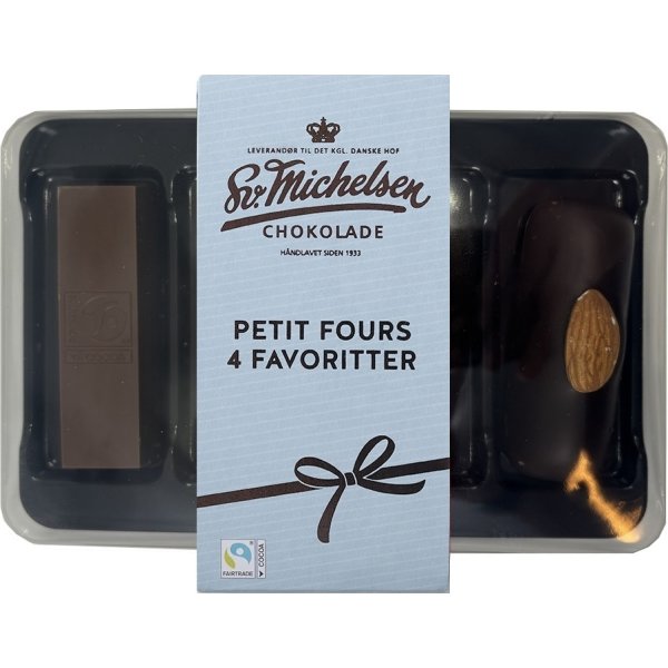 Sv. Michelsen Petit Fours Marcipan & Nougat 4 stk