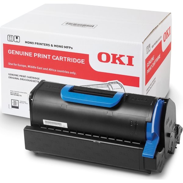 OKI 45488802 lasertoner, sort, 18000s.