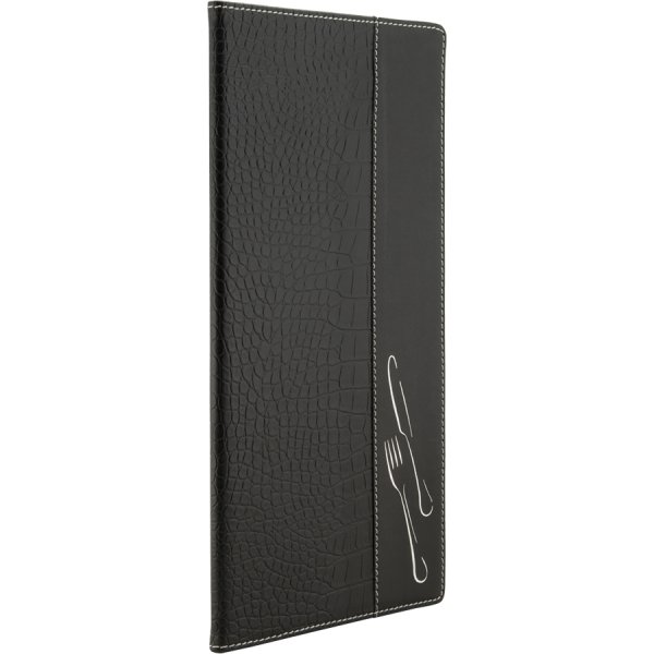 Securit Crocodile Menuomslag | A45 | Sort