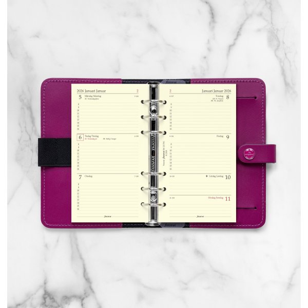 Filofax 2026 Refill | Personal | Årspakke