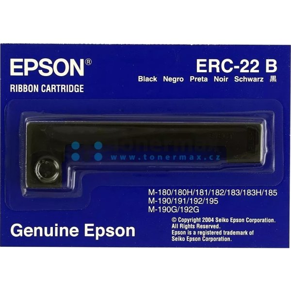 Epson ERC-22B farvebånd, sort