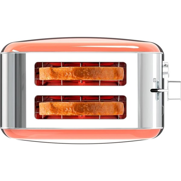 Taurus Brødrister Vintage 2 Skiver Coral