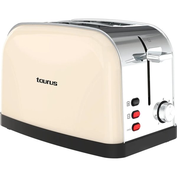 Taurus Brødrister Vintage 2 Skiver, Cream