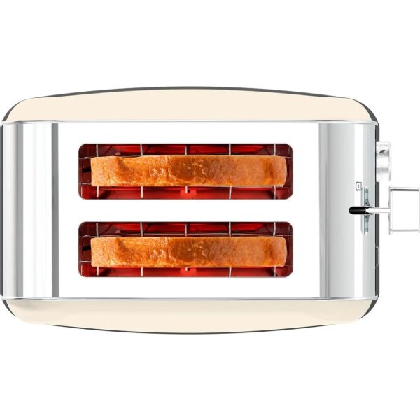 Taurus Brødrister Vintage 2 Skiver, Cream