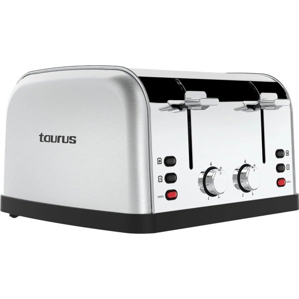 Taurus Brødrister Vintage Four 4 Skiver, stål