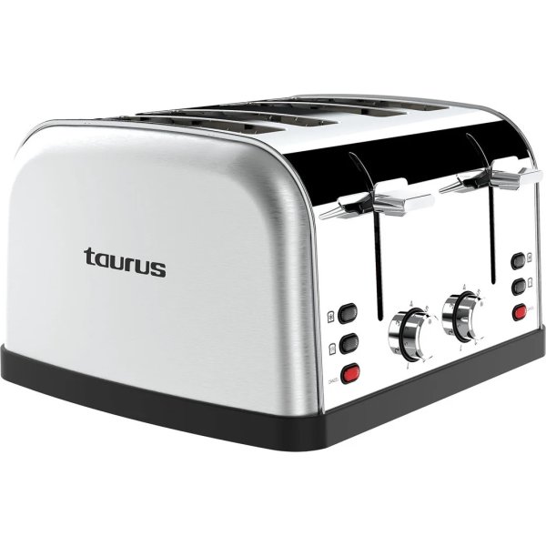Taurus Brødrister Vintage Four 4 Skiver, stål