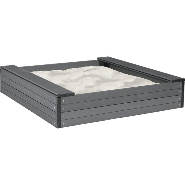 NORDIC PLAY Sandkasse m/net & sand 120x120 cm, WPC