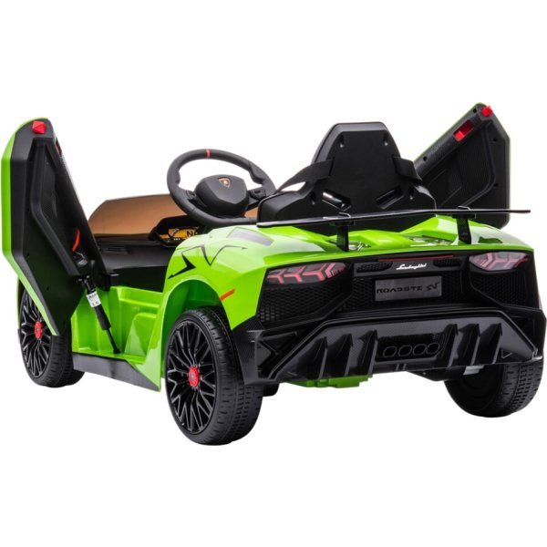 NORDIC PLAY Elbil Lamborghini Aventado, 12V, grøn
