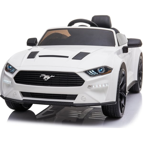 NORDIC PLAY Elbil Ford Mustang, 2x12V, hvid