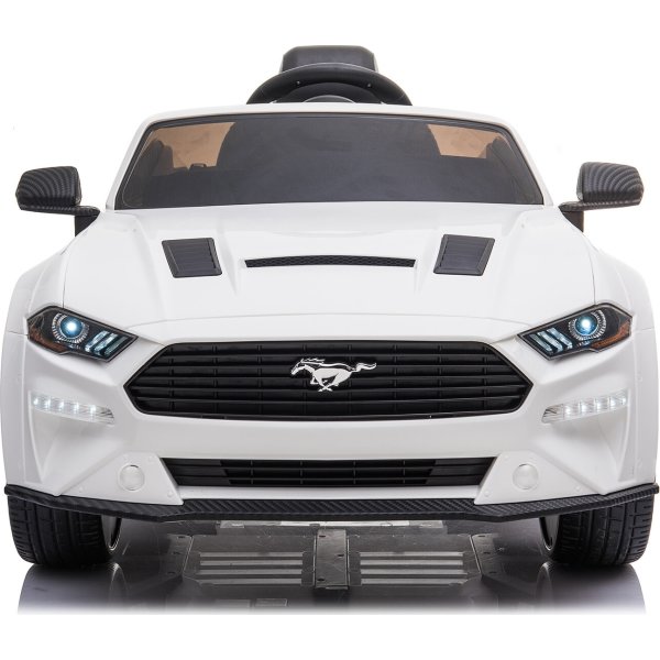 NORDIC PLAY Elbil Ford Mustang, 2x12V, hvid