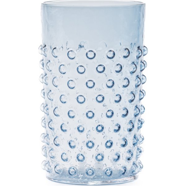 Anna Von Lipa Hobnail Glas, 250ml, blue smoke