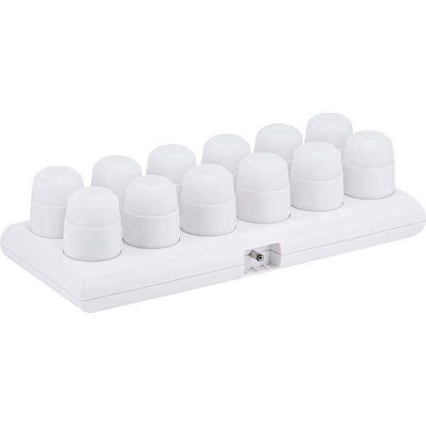 Securit® Amsterdam LED fyrfadslys, 12 stk., multi