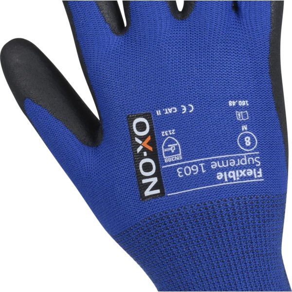 OX-ON Arbejdshandske Flexible Supreme 1603, Str 9