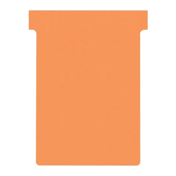 Nobo T-kort str. 3, 80 x 120mm, 100 stk, orange