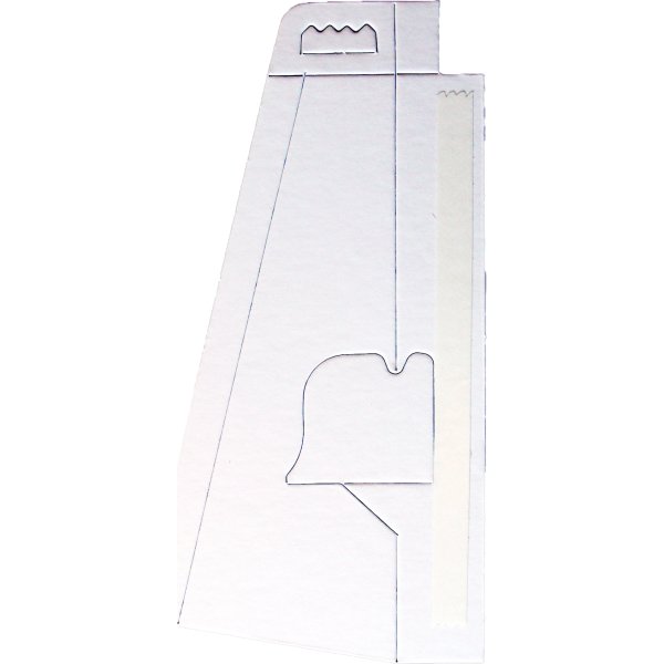 Base til Print & klæb display | A4 | Hvid