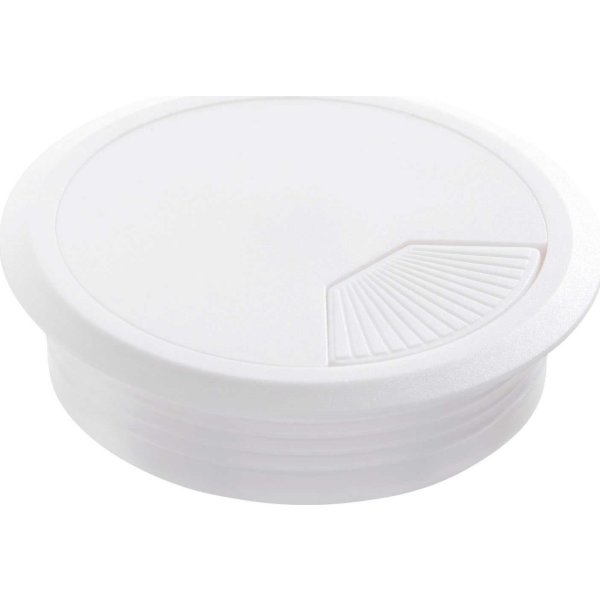 Bordplade 180x90, hvid decor lam., hvid rosette