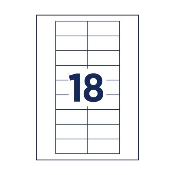 Badgepoint Printbare indstik 65x30mm, til Polar 30