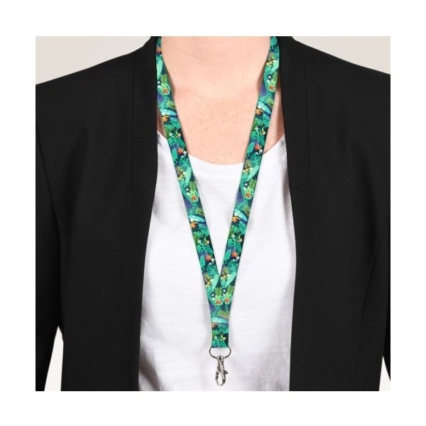 Avery R4828T Nøglesnor, Tropical-print karabinhage