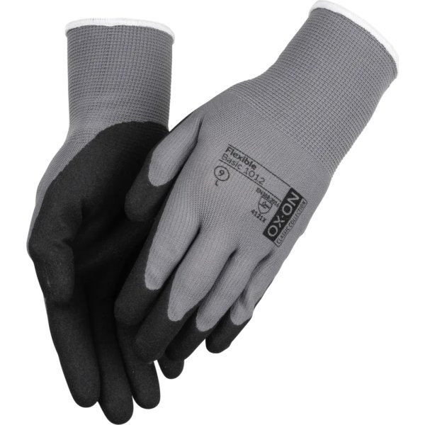 OX-ON Arbejdshandske Flexible Basic 1012, Str 10