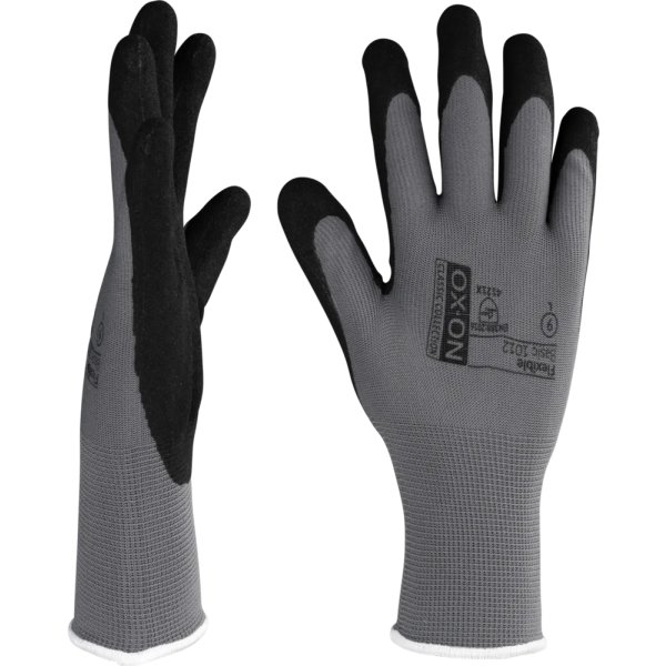 OX-ON Arbejdshandske Flexible Basic 1012, Str 10