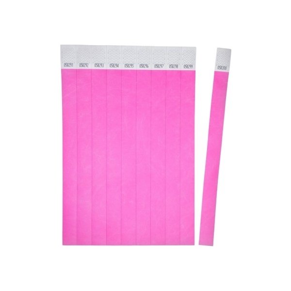 Avery TYVPK-50 Armbånd | pink | 500 stk.| 256x19mm