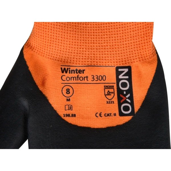 OX-ON Arbejdshandske Winter Comfort 3300, Str 9