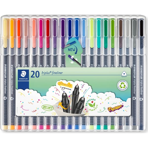 Staedtler Triplus Fineliner | 20 farver