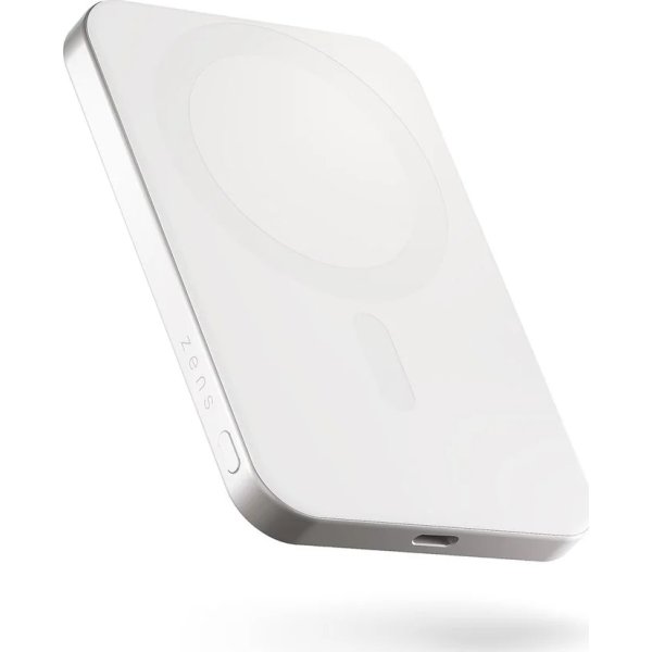 Zens Powerbank Pro 1 Slim 5.000 mAh, Hvid
