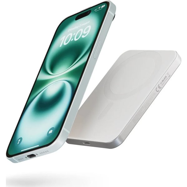 Zens Powerbank Pro 1 Slim 5.000 mAh, Hvid