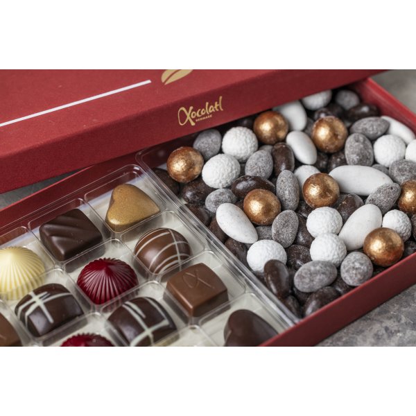 Xocolatl Merry Cherry Dragé 16 stk, 340g