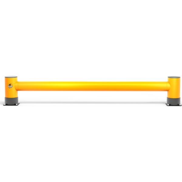 Rack-Mammut påkørselsværn t/reolende, enkel, 2,5 m