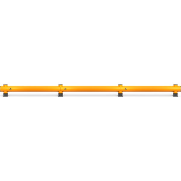 Rack-Mammut påkørselsværn, enkel, 6 m
