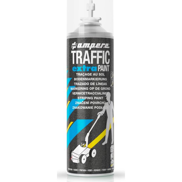 Traffic Extra gulvmarkeringsmaling, 500ml, hvid