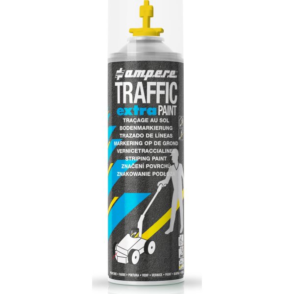 Traffic Extra gulvmarkeringsmaling, 500ml, gul