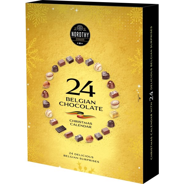 Nordthy Belgisk Chokolade Julekalender