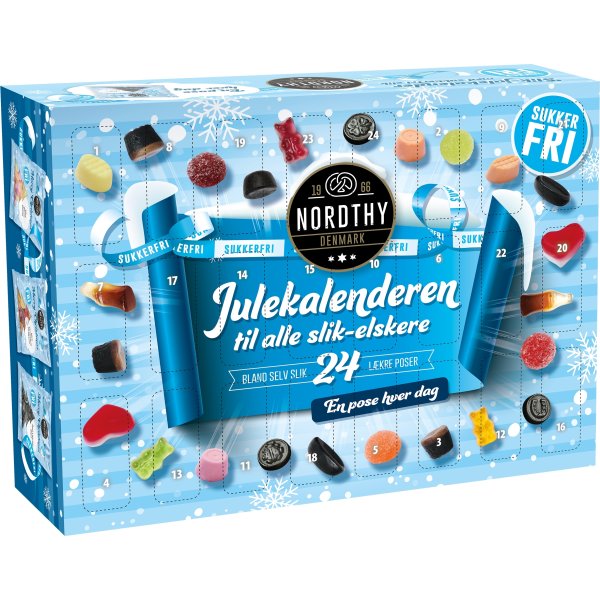Nordthy Sukkerfri Slik Julekalender