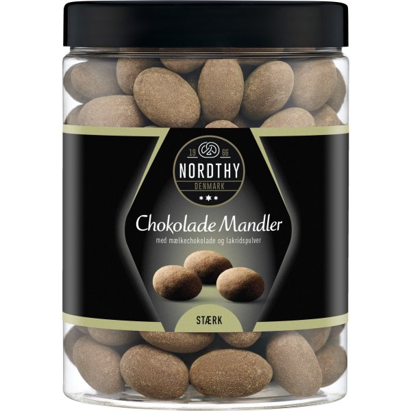 Nordthy Chokolademandler, Stærk, 550g