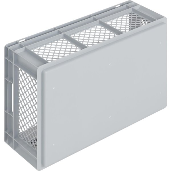 Lagerkasse perforeret 50 lit,(LxBxH) 60x40x23,6 cm