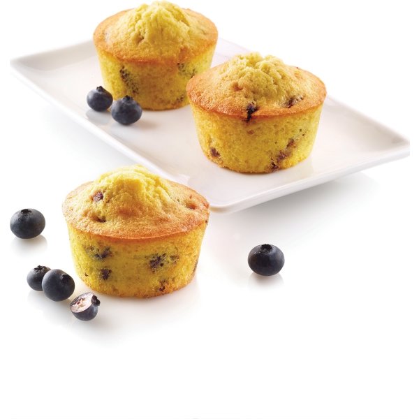 Silikomart Bageform muffin 6 stk, Ø6,9cm, 11cl